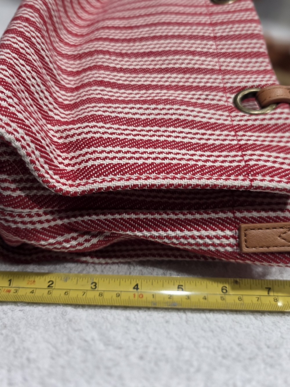 Montana West Lee Stripe Collection Small Tote/Crossbody Purse Country Nautical - Picture 5 of 8